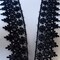 1 Yard 3 Inch Black Raven Floral Venice Lace Trim for Sewing and Crafts